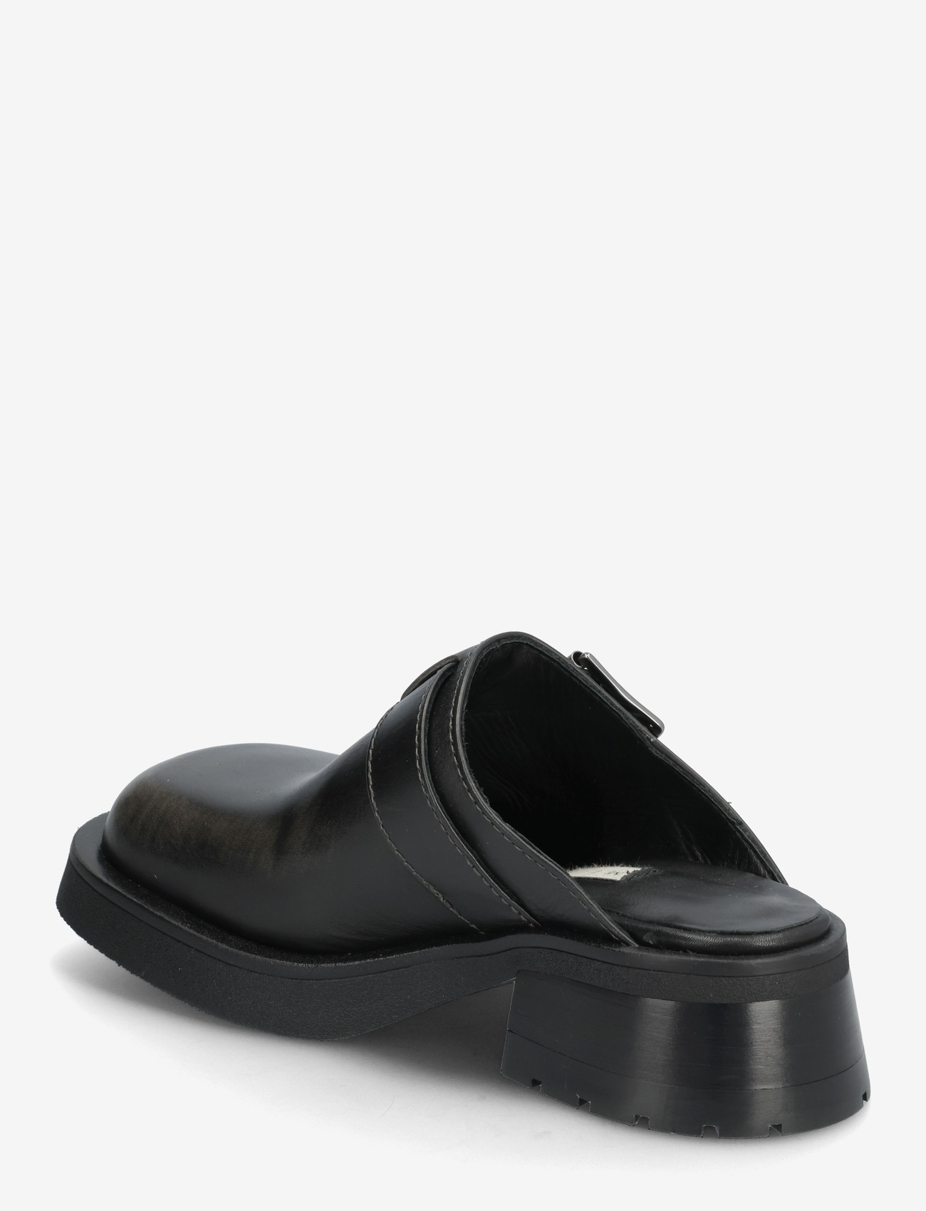 MIISTA - Aroa Brushed Grey Buckled Mules - mules med hæle - grey - 2