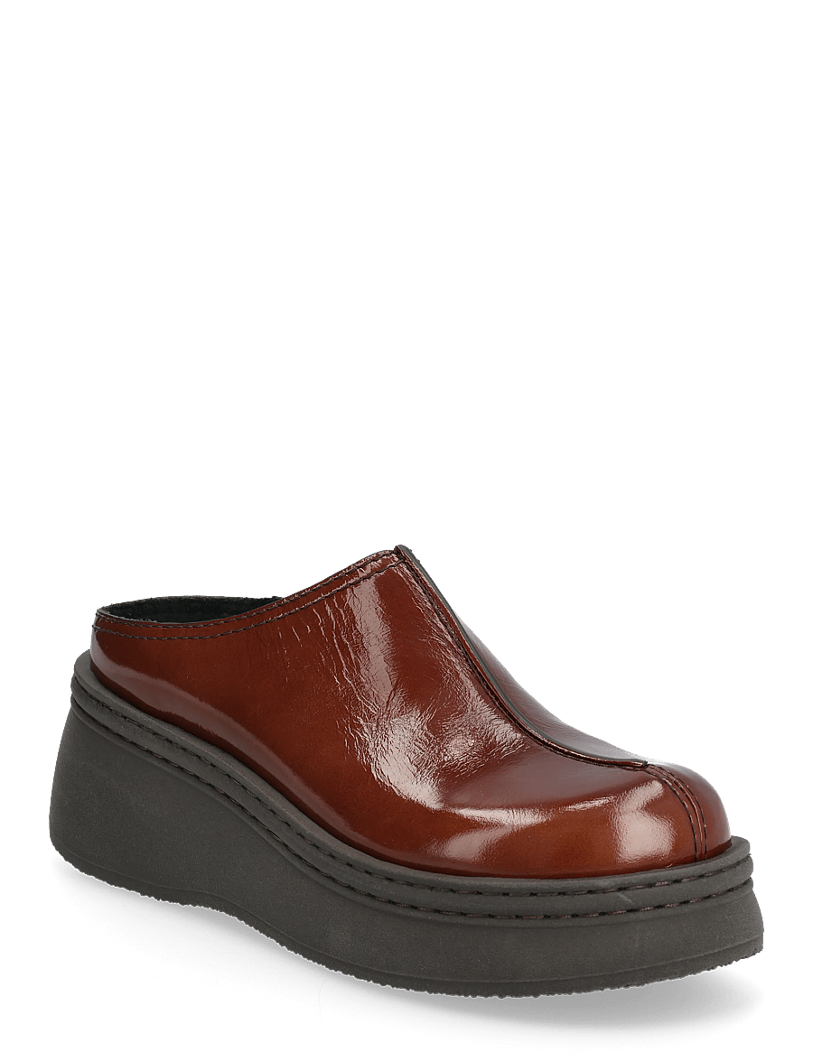 MIISTA - Mego Dark Brown Mules - mules à talons - brown - 0