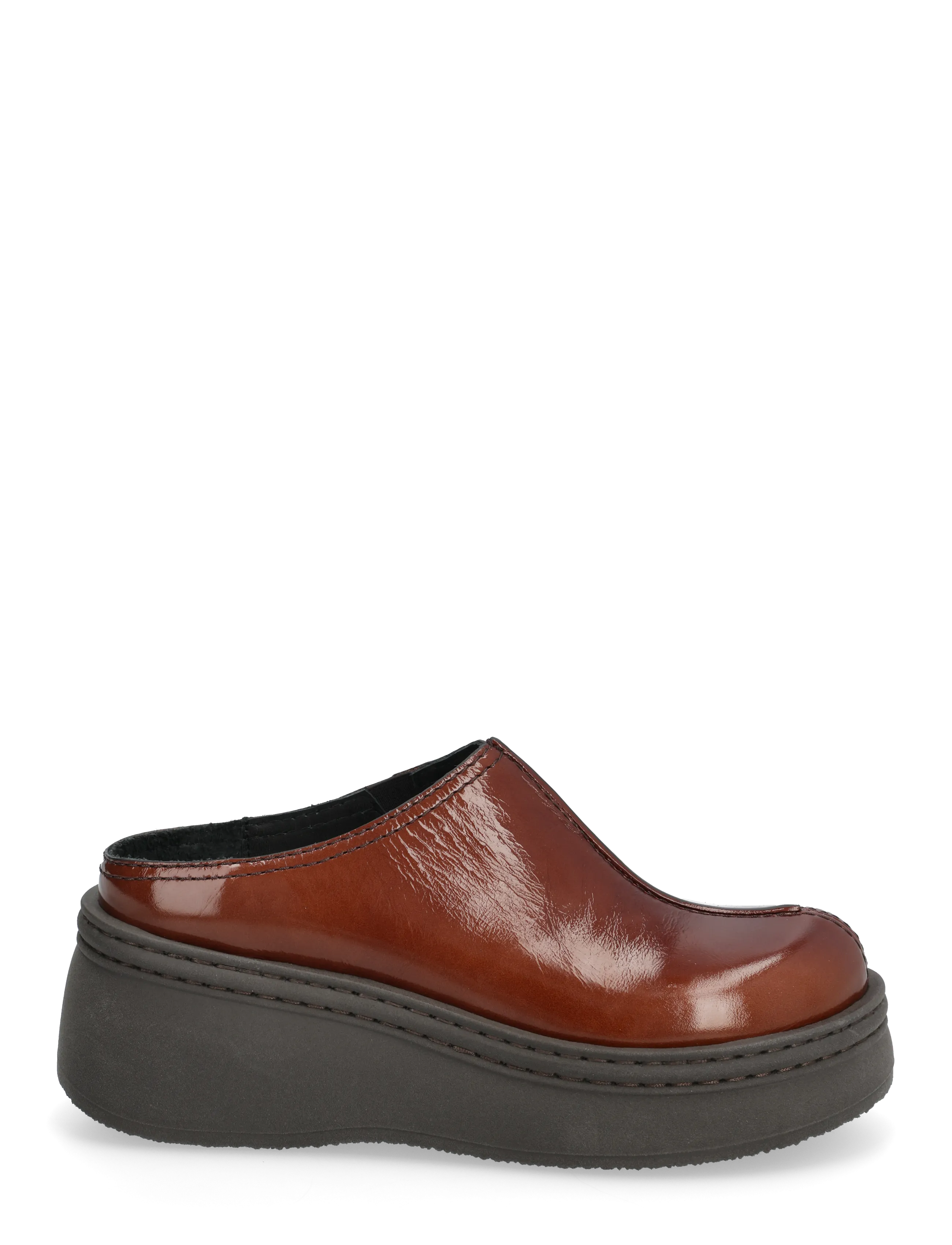 MIISTA - Mego Dark Brown Mules - heeled mules - brown - 1