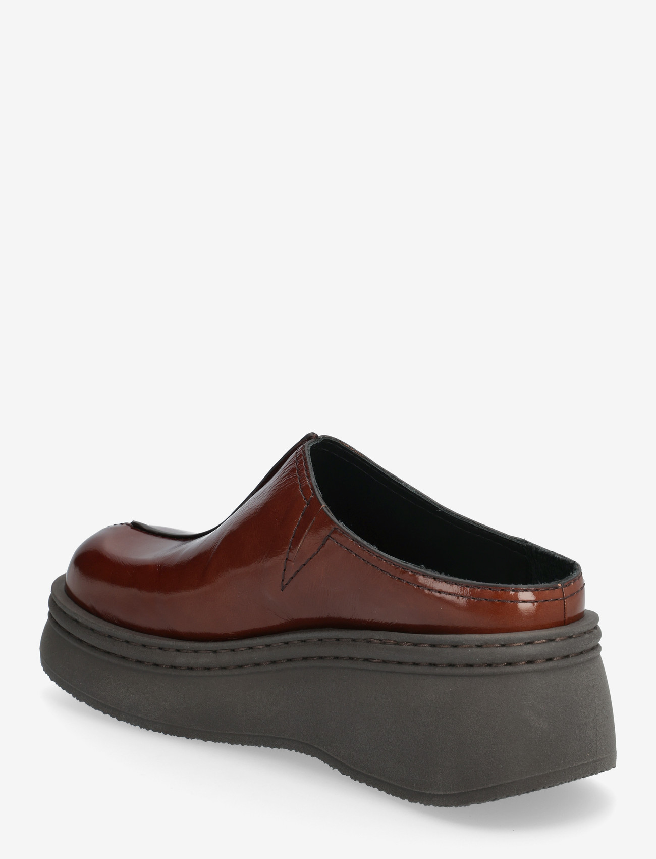 MIISTA - Mego Dark Brown Mules - mules med hæle - brown - 2