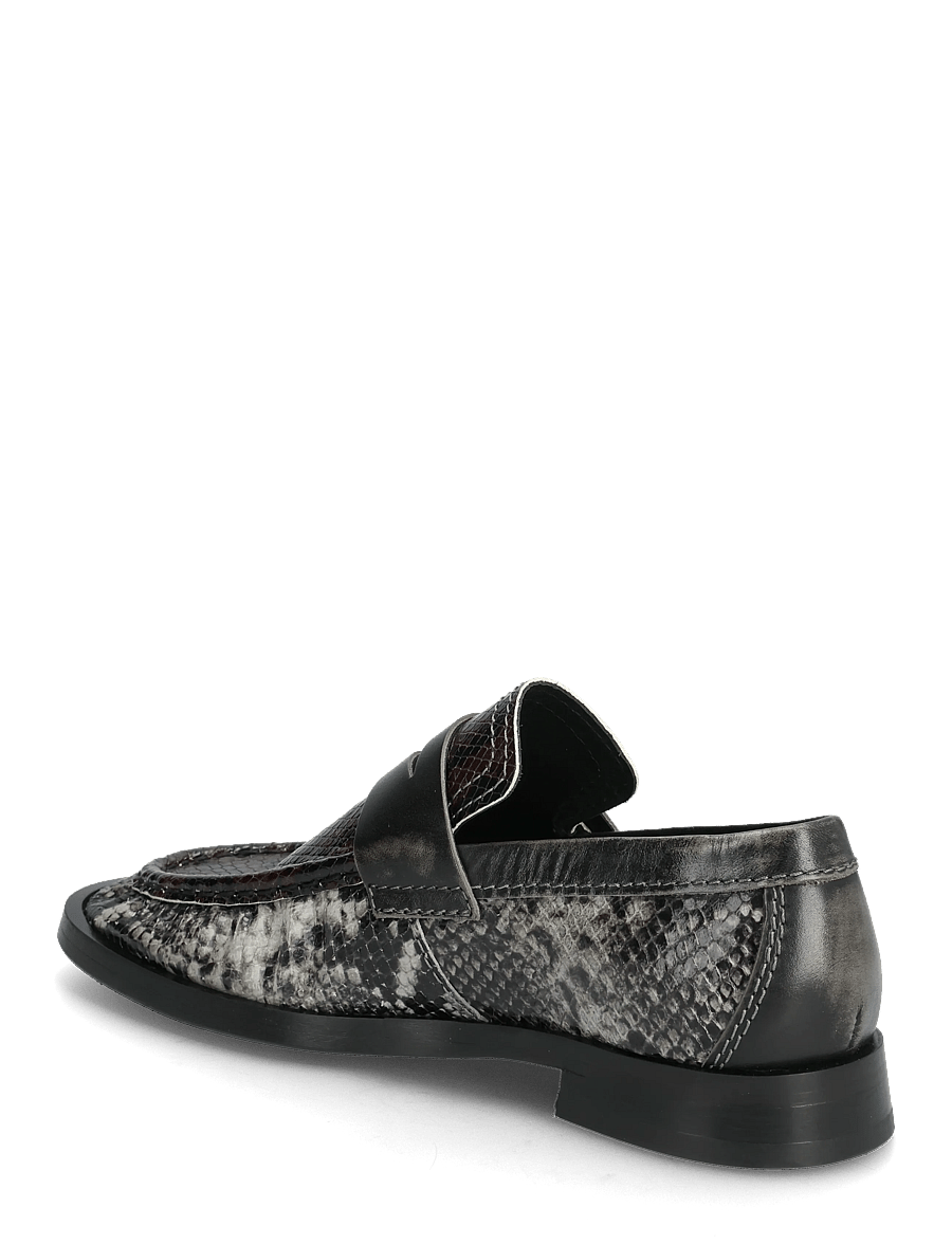 MIISTA - Zita Brown and Grey Moccasin Loafers - modetrends - grey - 2