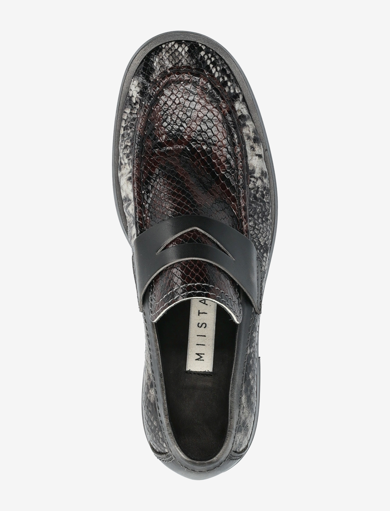 MIISTA - Zita Brown and Grey Moccasin Loafers - besondere anlässe - grey - 3