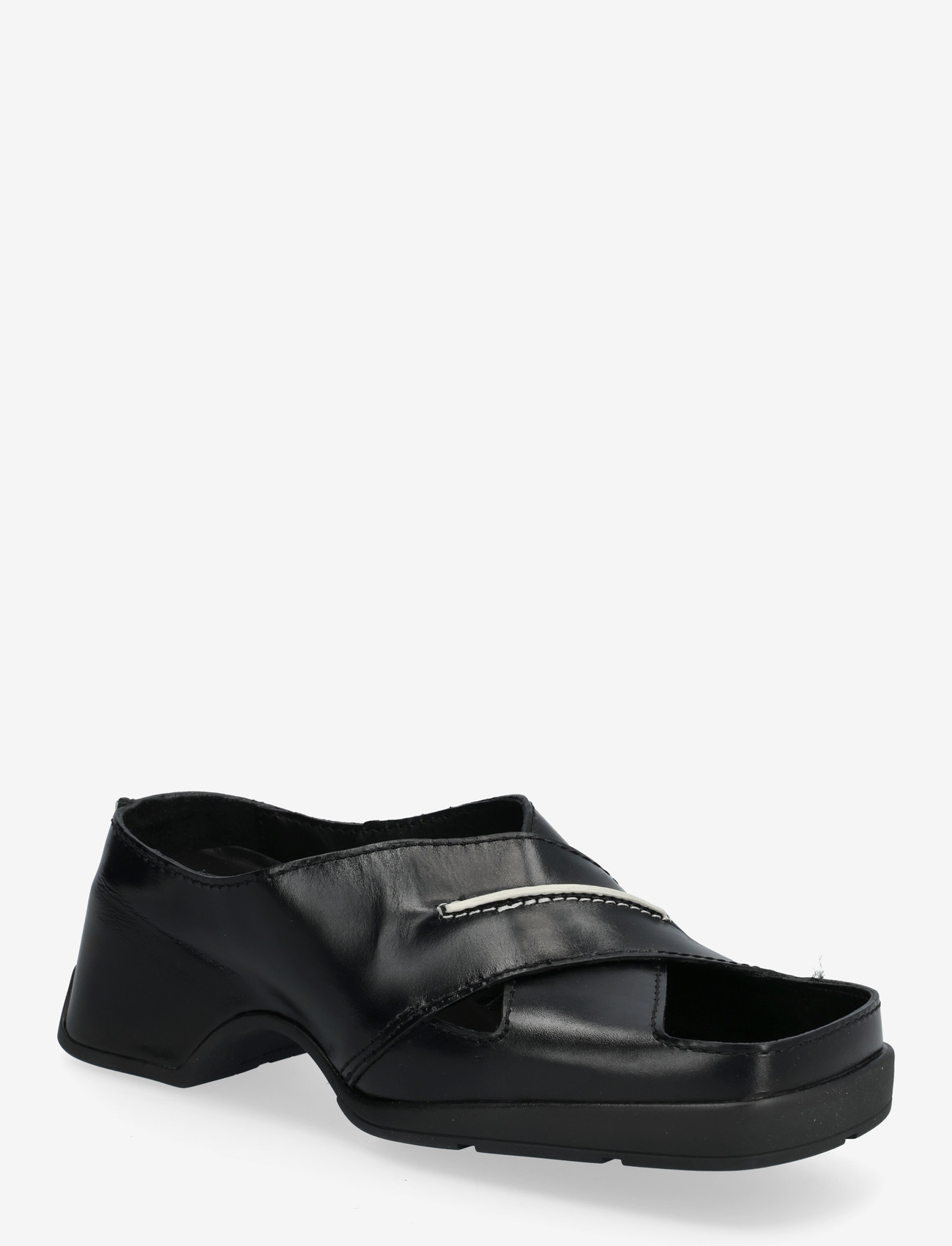 MIISTA - Nira Black Sandals - lahtised kontsakingad - black - 0