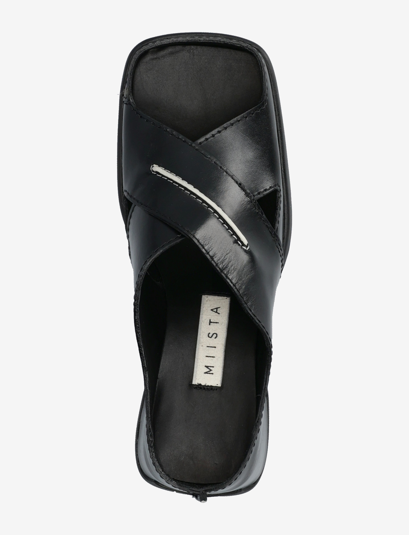 MIISTA - Nira Black Sandals - lahtised kontsakingad - black - 3