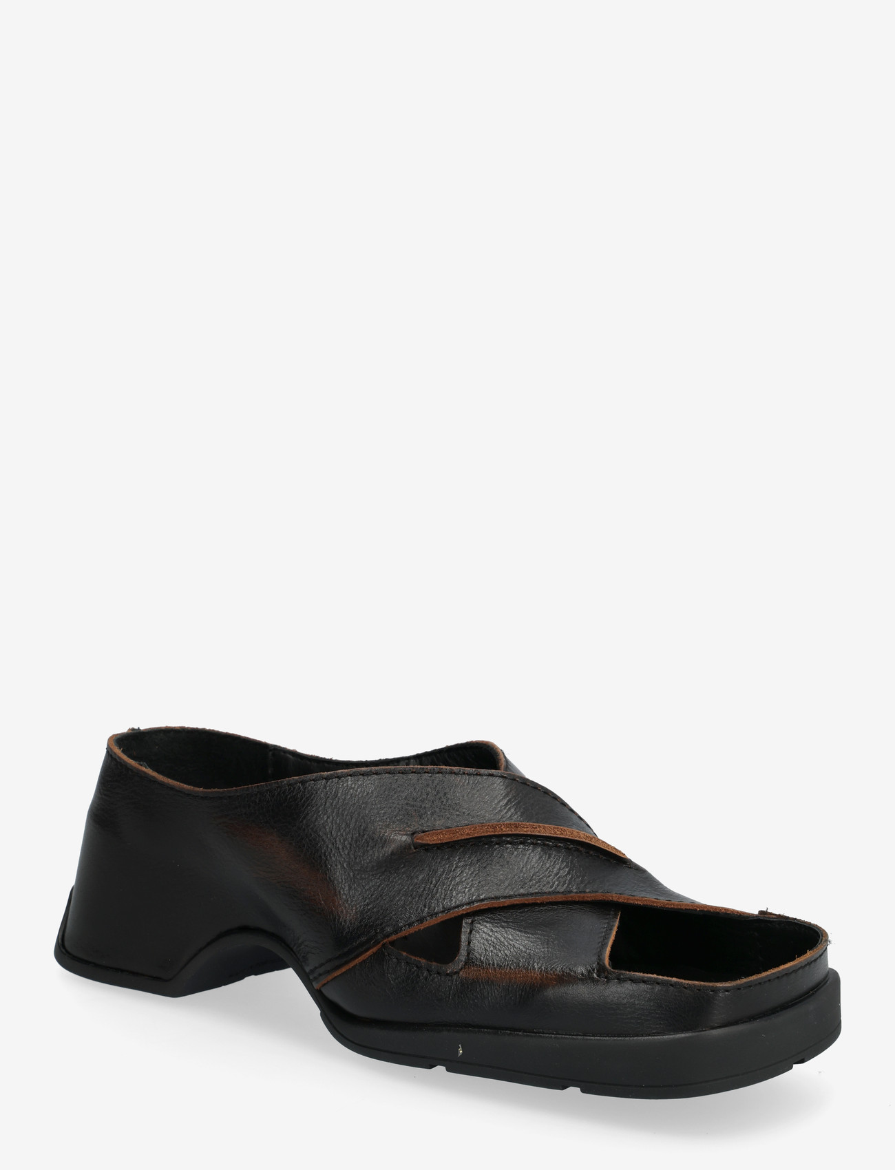 MIISTA - Nira Brushed Brown Sandals - sandaler med hæl - brown - 0