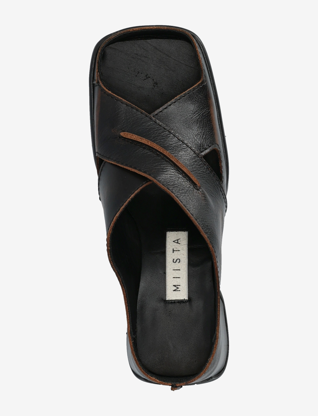 MIISTA - Nira Brushed Brown Sandals - sandaler med hæl - brown - 3