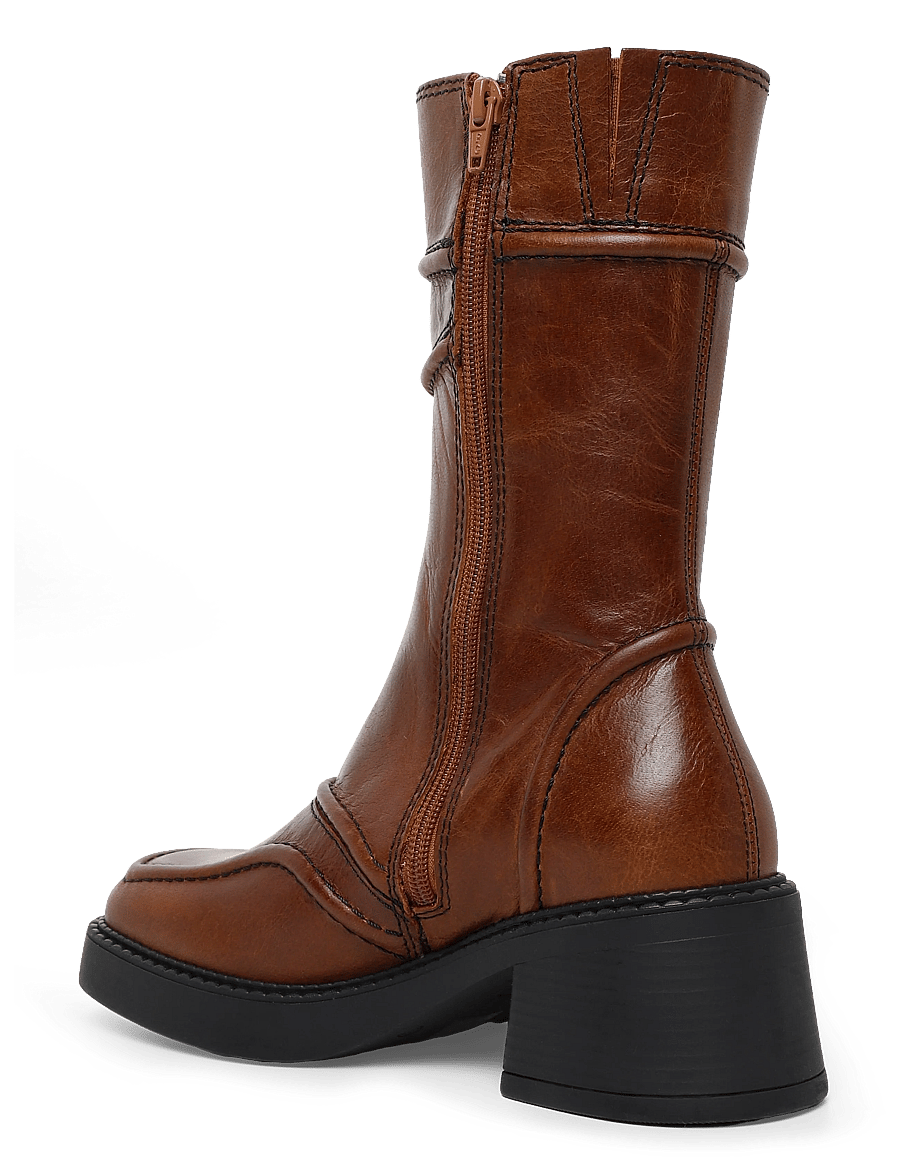 MIISTA - Malene - stiefeletten mit absatz - tan - 1