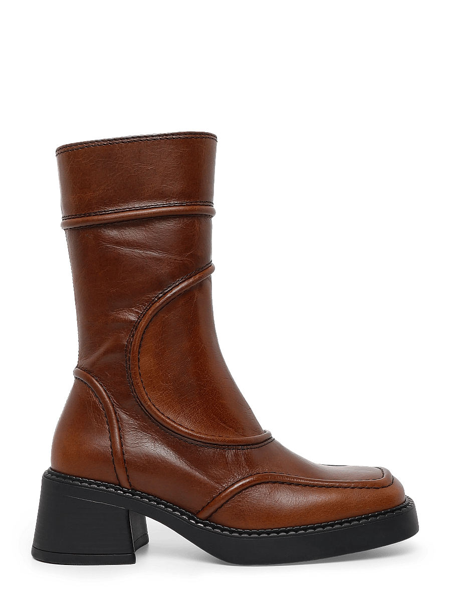 MIISTA - Malene - stiefeletten mit absatz - tan - 2