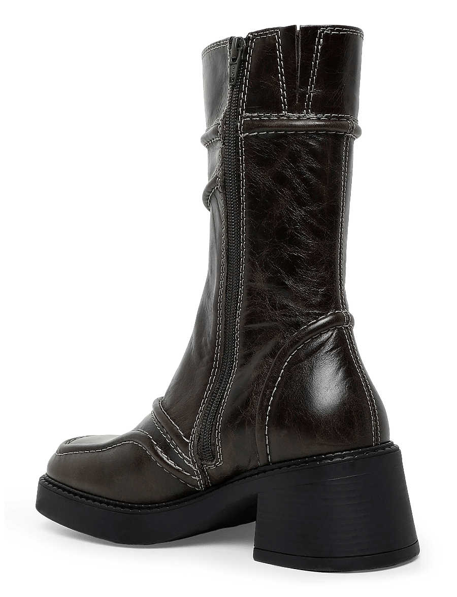 MIISTA - Malene - stiefeletten mit absatz - khaki - 1