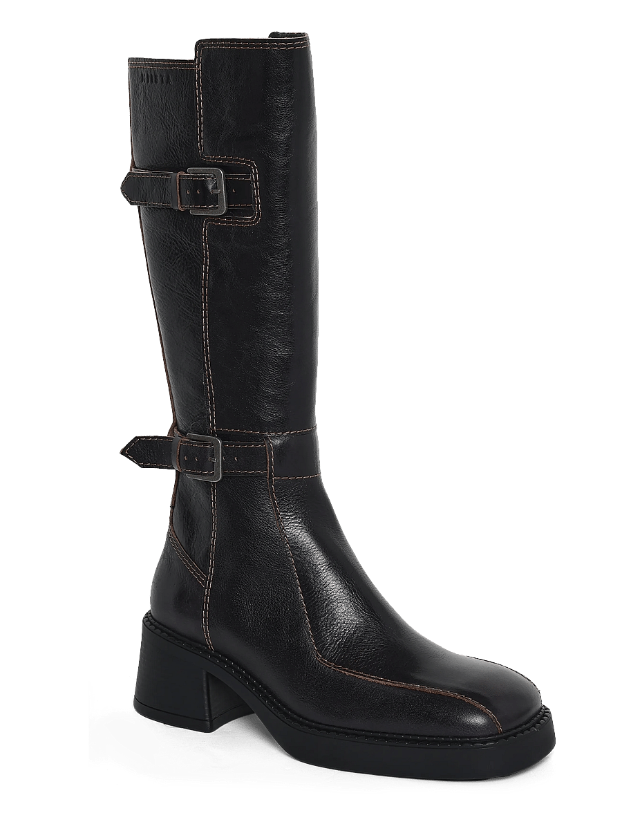 MIISTA - Jarmila - kniehohe stiefel - black - 0