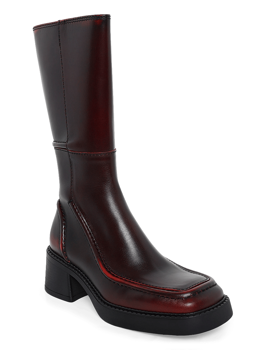 MIISTA - Dagmara - heeled ankle boots - burgu - 0