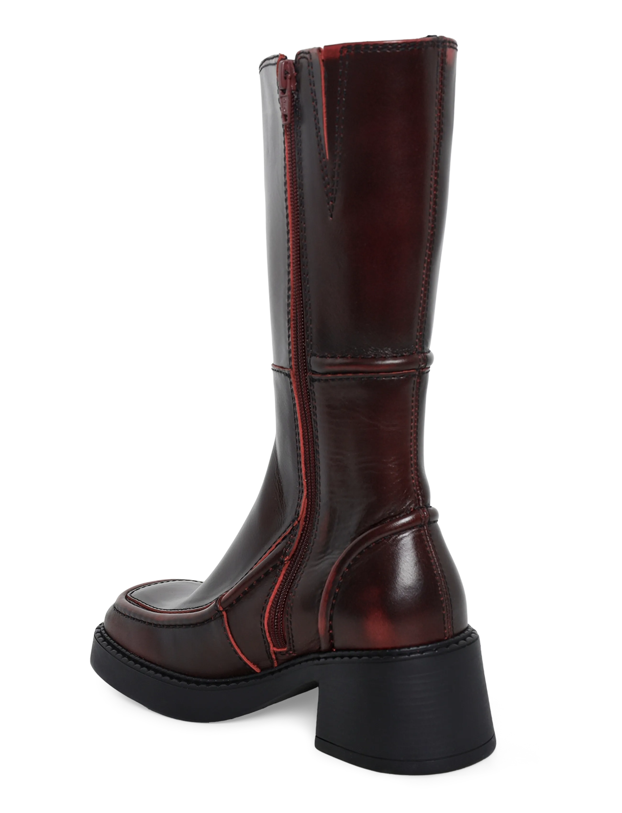 MIISTA - Dagmara - heeled ankle boots - burgu - 1