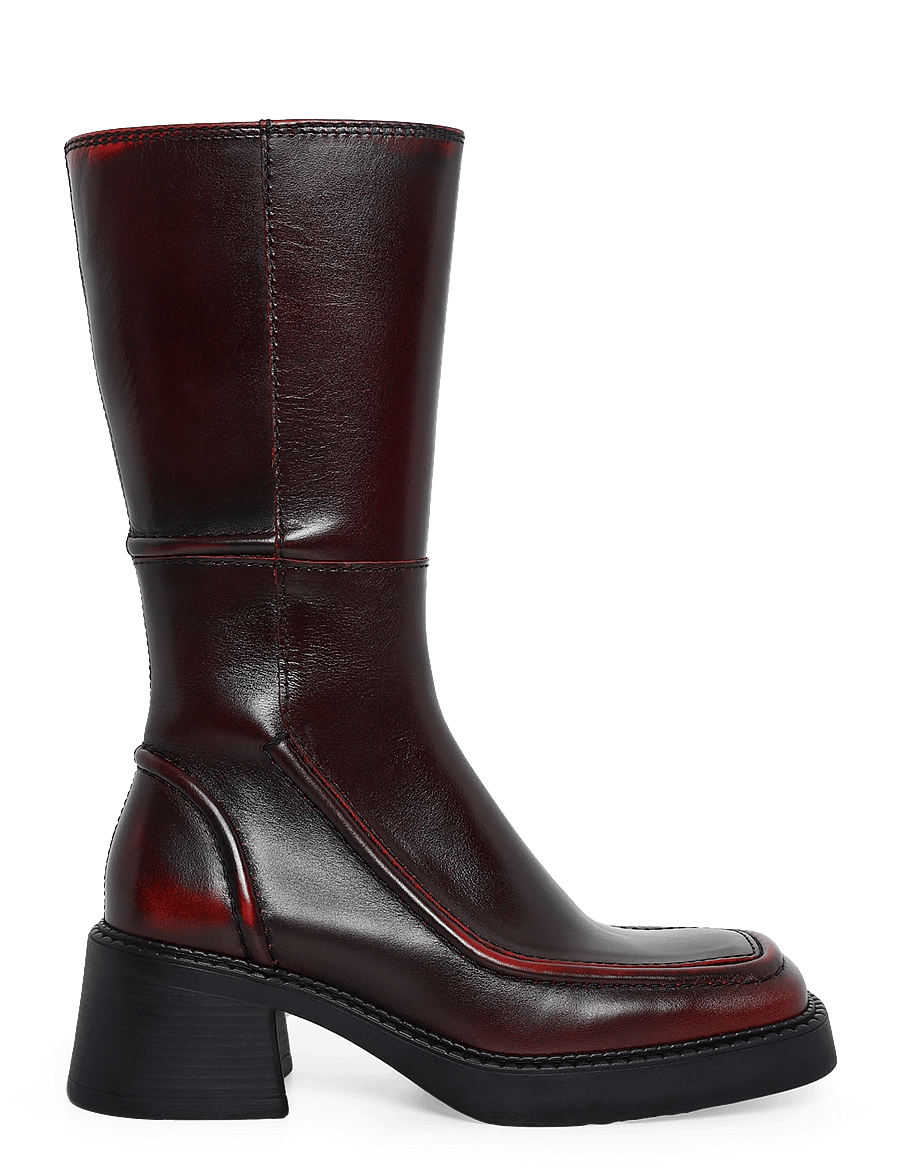MIISTA - Dagmara - heeled ankle boots - burgu - 2