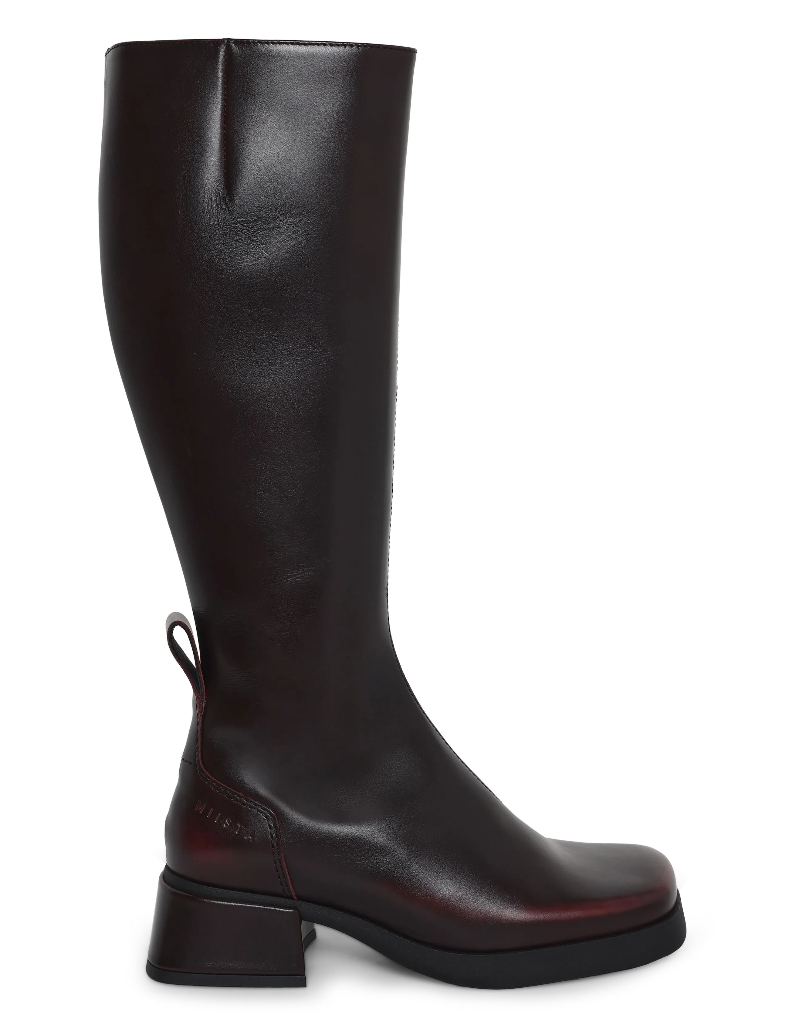 MIISTA - Brunildha - kniehohe stiefel - burgu - 2