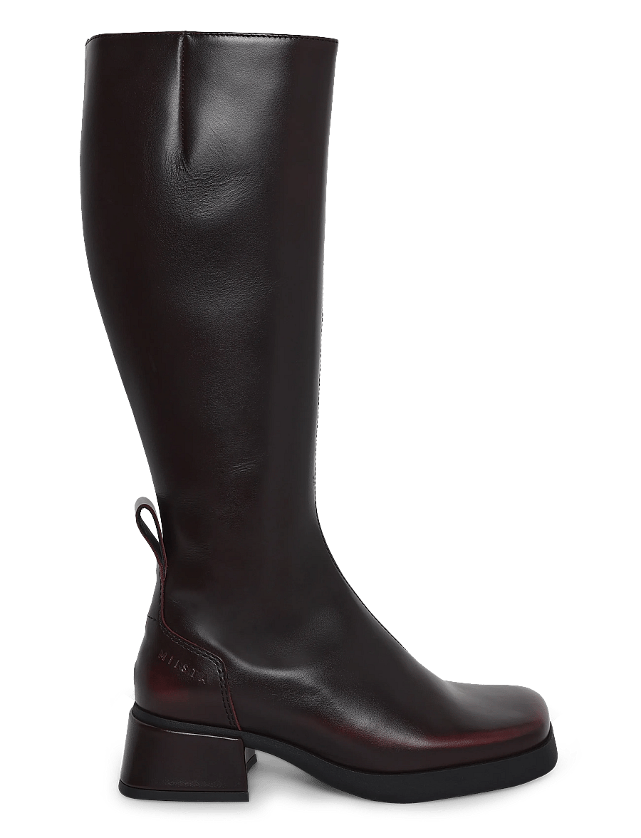 MIISTA - Brunildha - kniehohe stiefel - burgu - 2