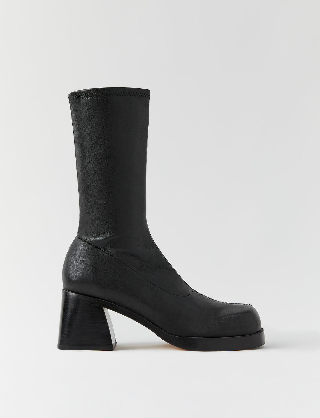 MIISTA - Elke Black Stretch Boots - stövletter - black - 7