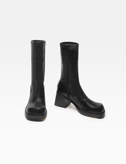 MIISTA - Elke Black Stretch Boots - stövletter - black - 8