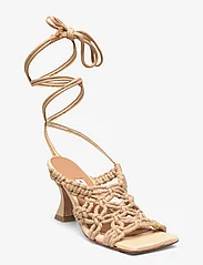 MIISTA - STEPHANIE COFFEE MILK SANDALS - party wear at outlet prices - multi - 0