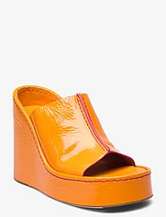 MIISTA - RHEA ORANGE MULE SANDALS - mules tipa augstpapēžu kurpes - orange - 0