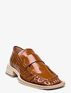AIRI BROWN LOAFERS - BROWN
