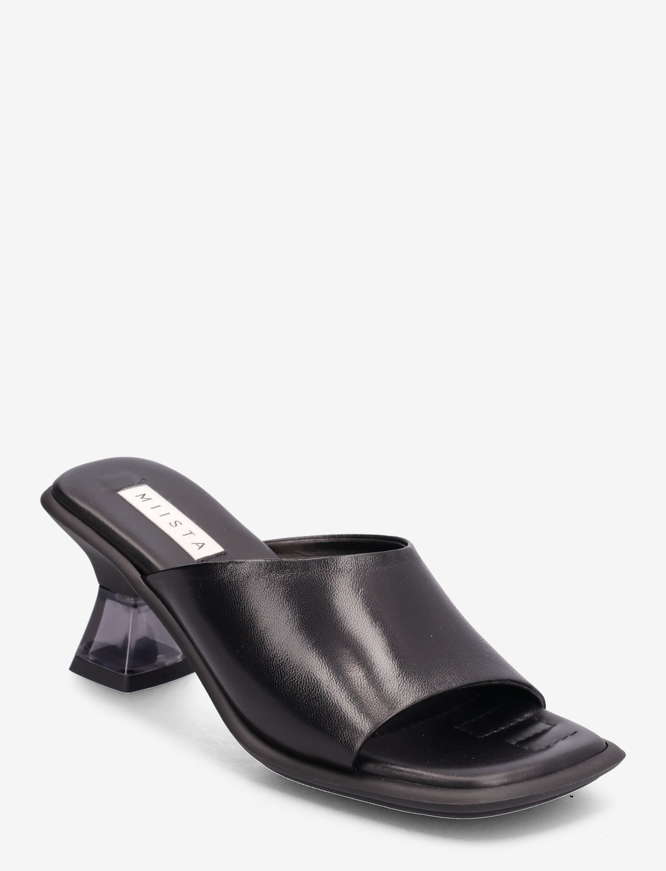MIISTA - SYNTHIA BLACK SANDALS - heeled mules - black - 0