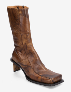AMPARO BROWN ANKLE BOOTS BOOTS, MIISTA
