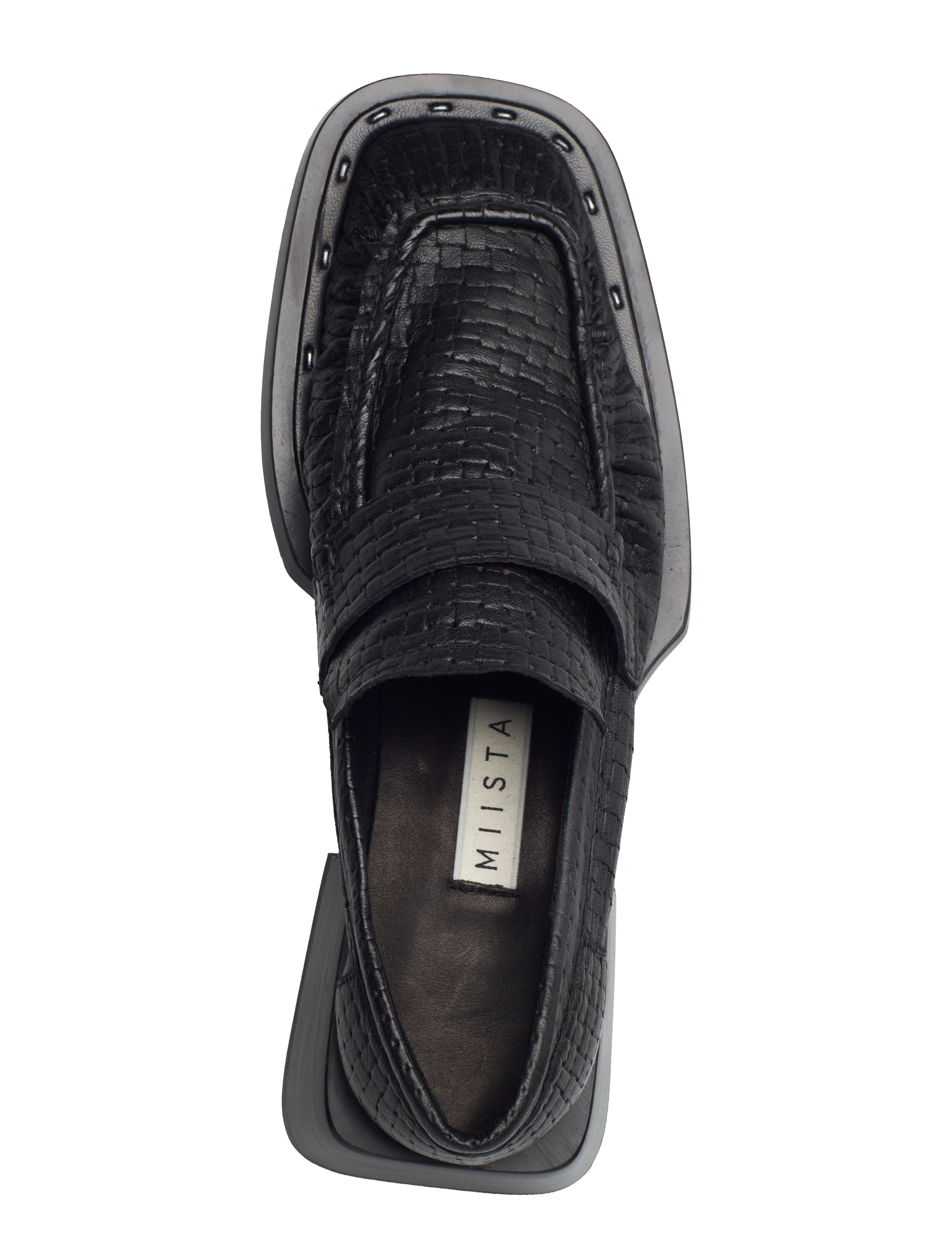 MIISTA - Airi Black Leather Loafers - black - 3