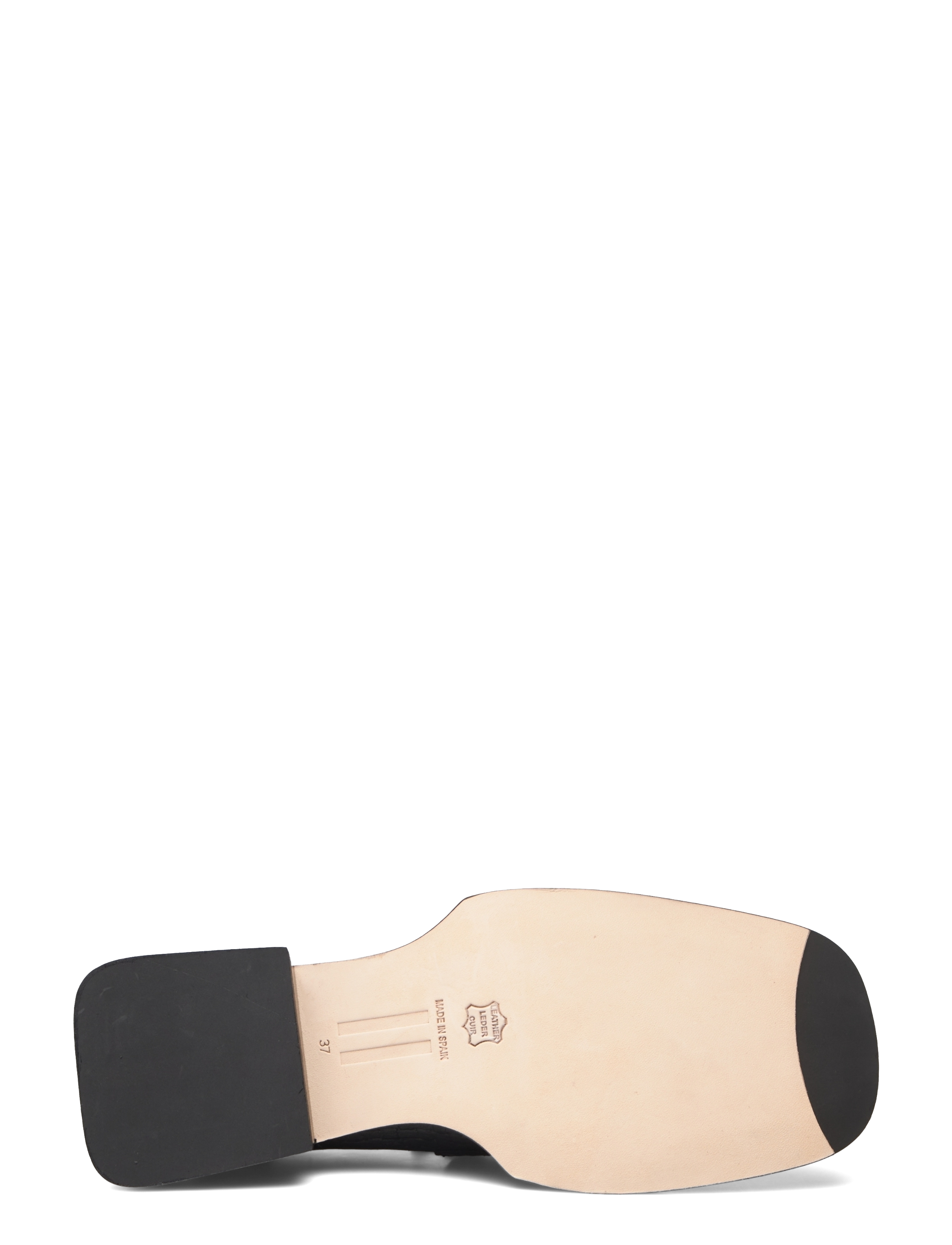 MIISTA - Airi Black Leather Loafers - black - 4