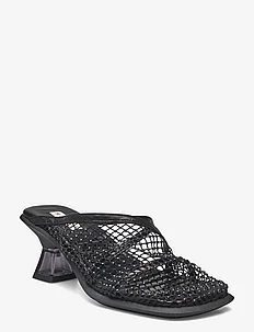 Isadora Black Mule Sandals, MIISTA