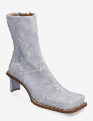 Brenda Denim Ankle Boots - BLUE