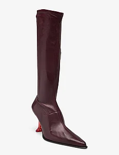 Carlita Burgundy Tall Boots, MIISTA