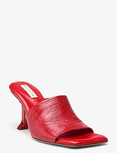 Miri Red Mule Sandals, MIISTA