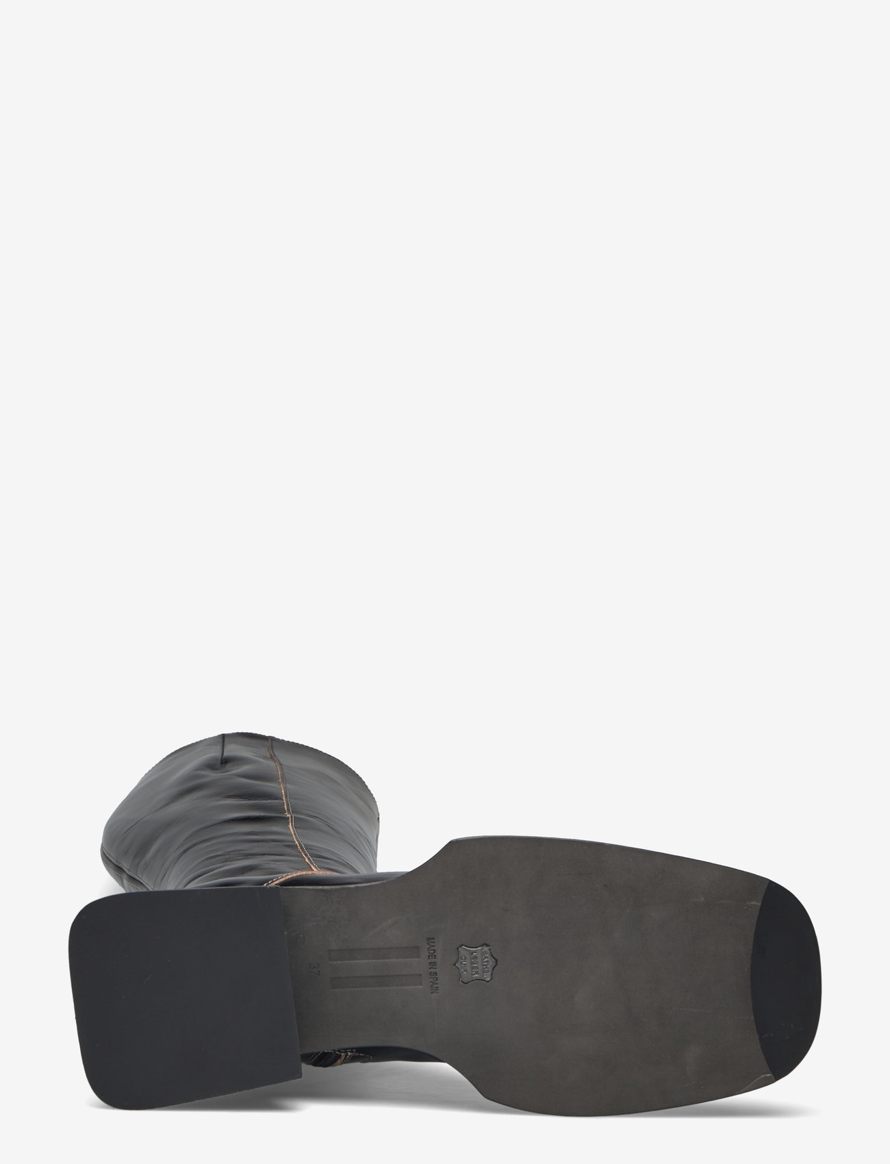 MIISTA - Pats Raw Black Boots - black - 4