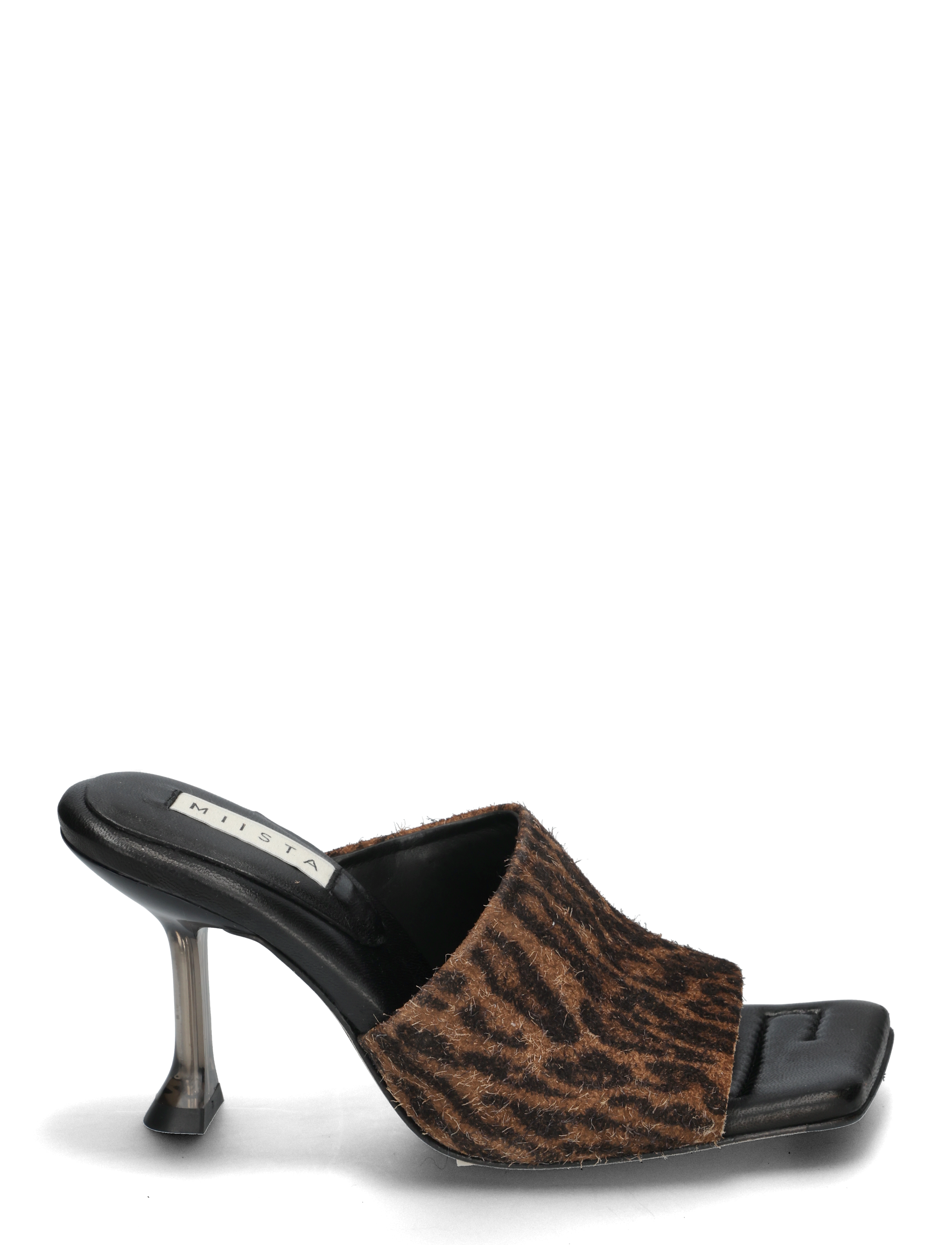 MIISTA - Miri Animal Print Mules Sandals - brown - 1