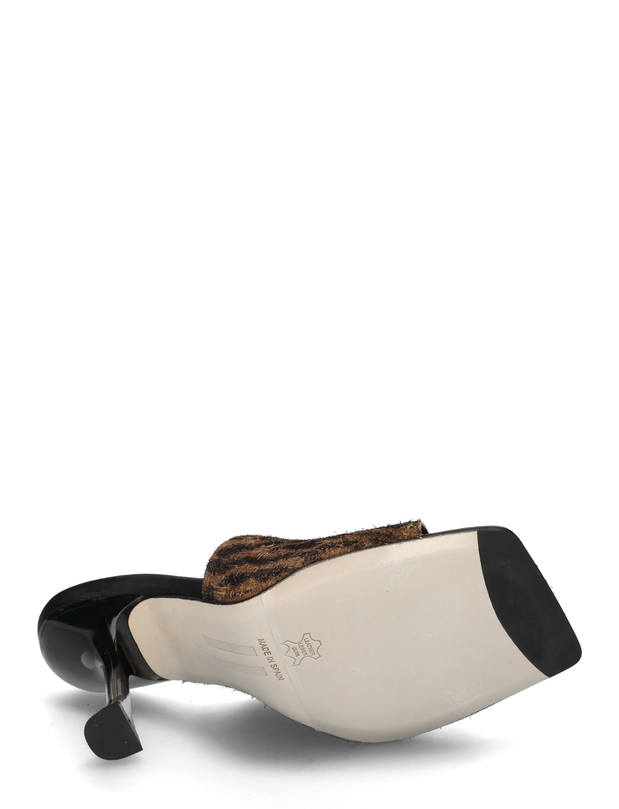 MIISTA - Miri Animal Print Mules Sandals - brown - 4