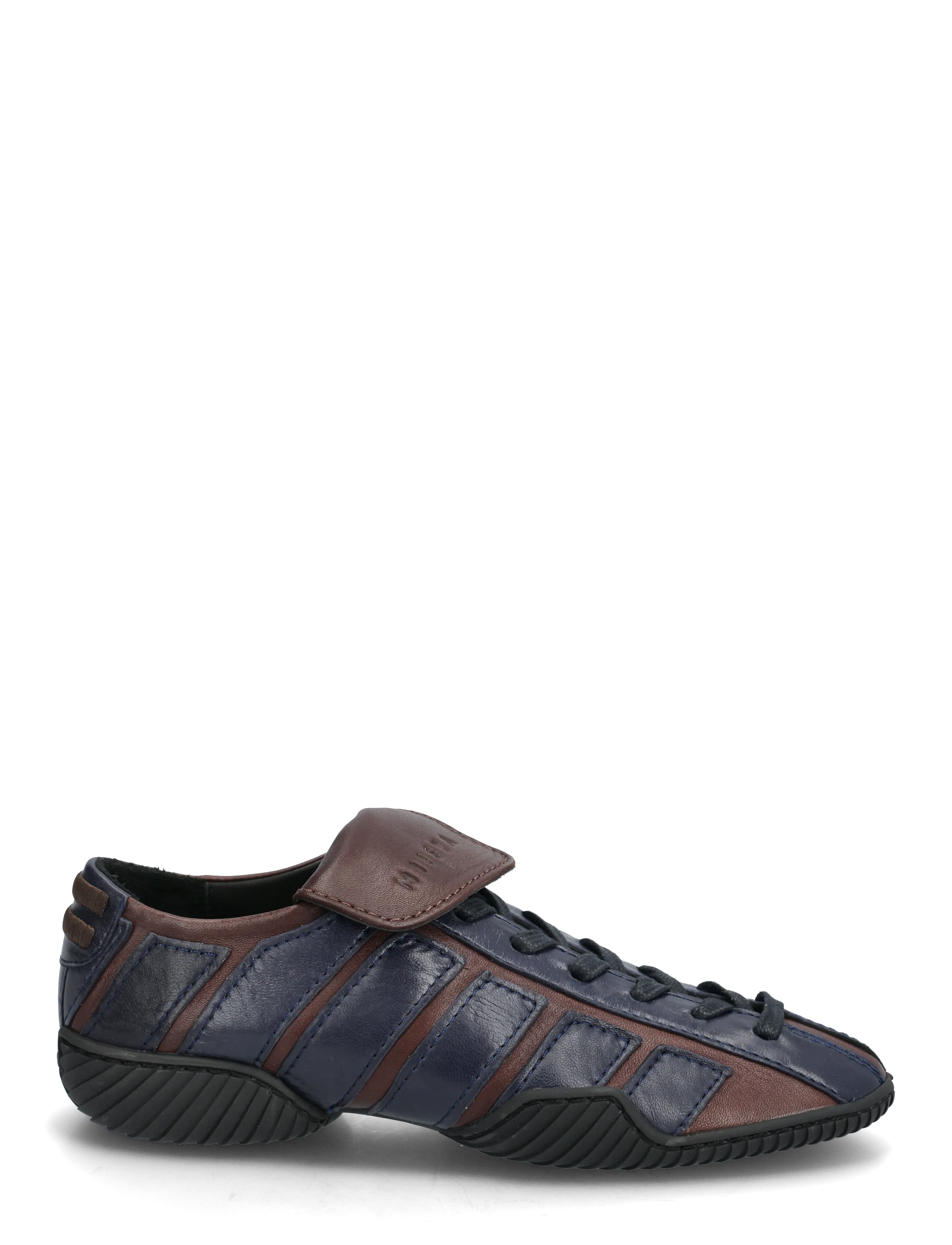 MIISTA - Nikoletta Brown and Navy Sneakers - lave sneakers - brown - 1