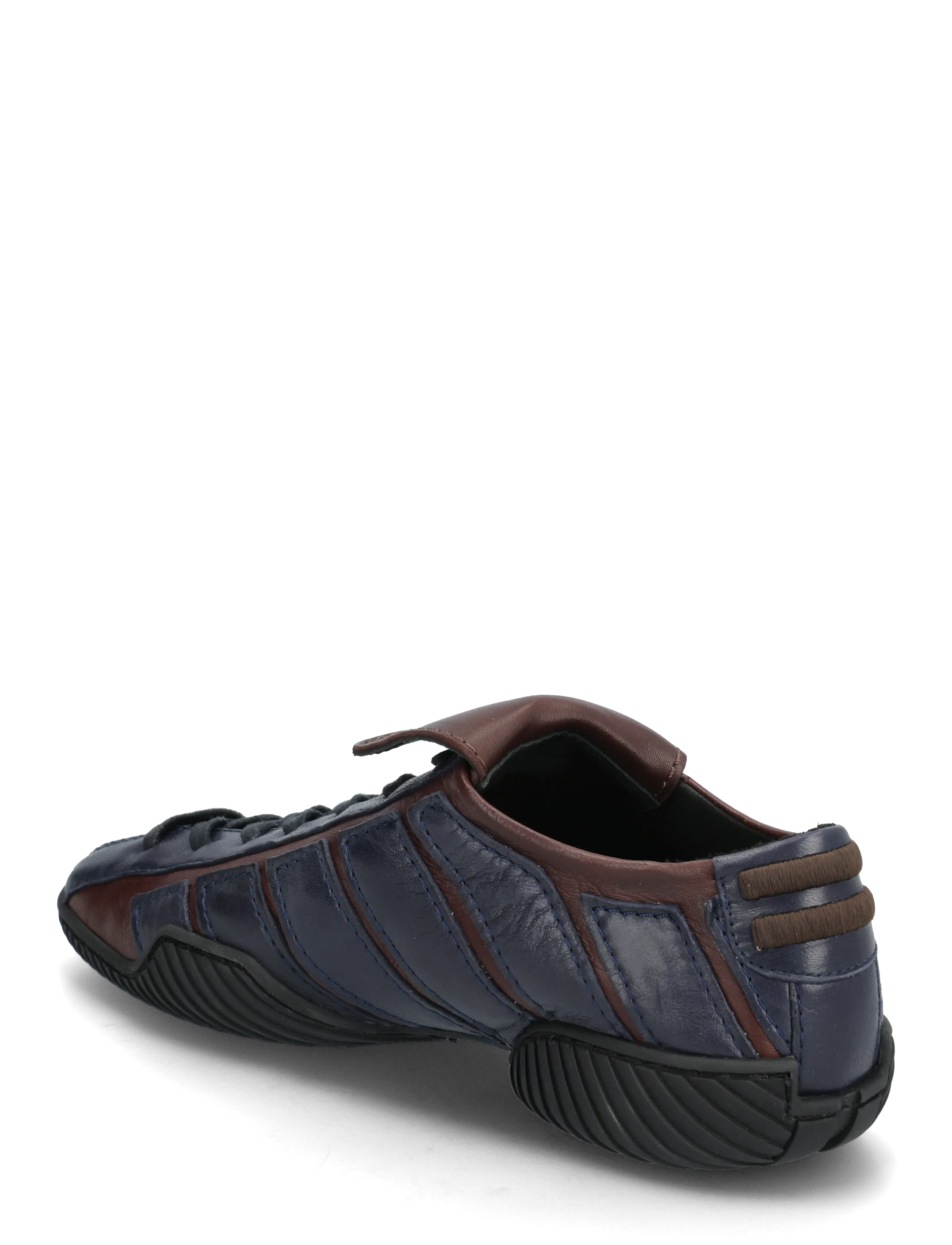 MIISTA - Nikoletta Brown and Navy Sneakers - lave sneakers - brown - 2