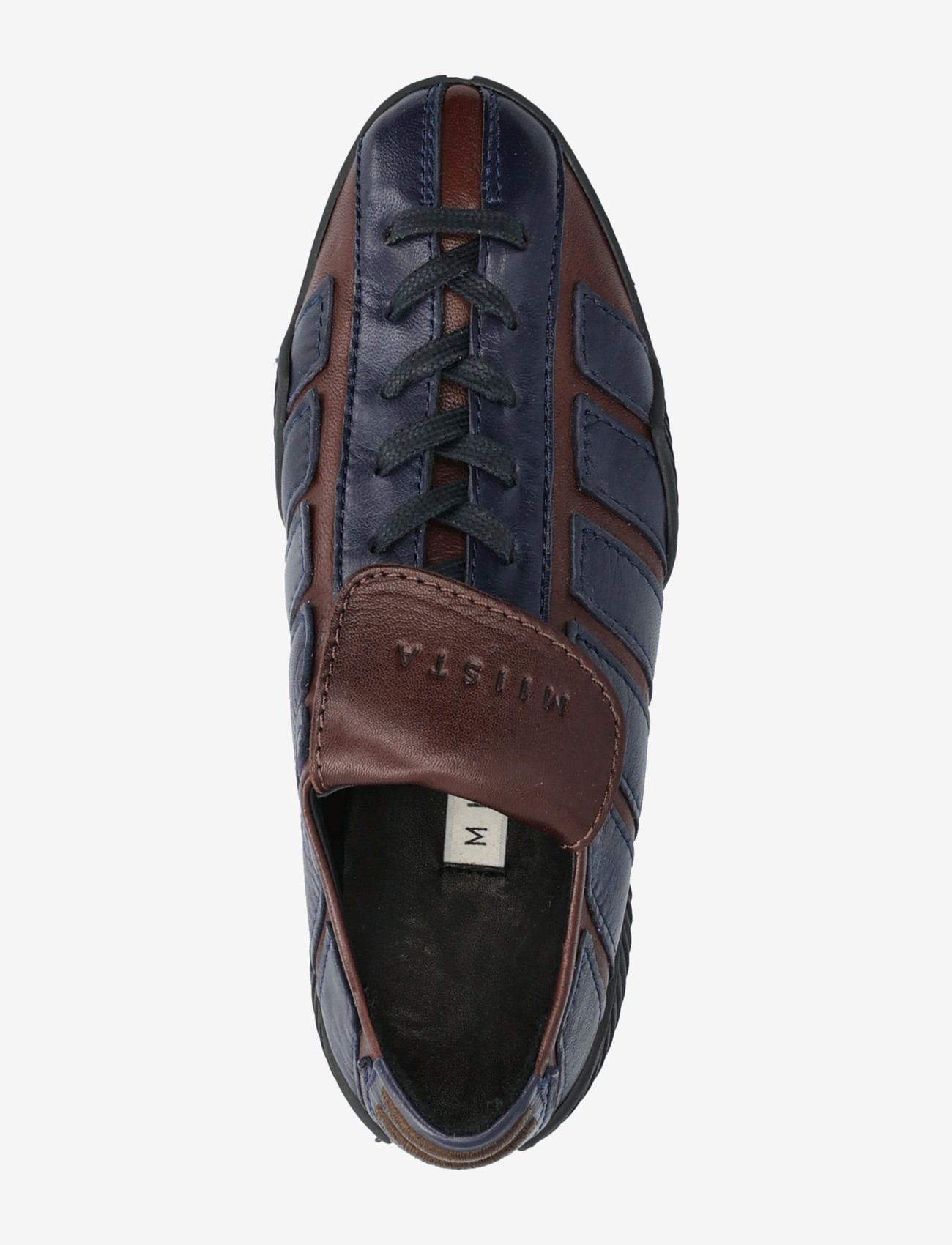 MIISTA - Nikoletta Brown and Navy Sneakers - brown - 3