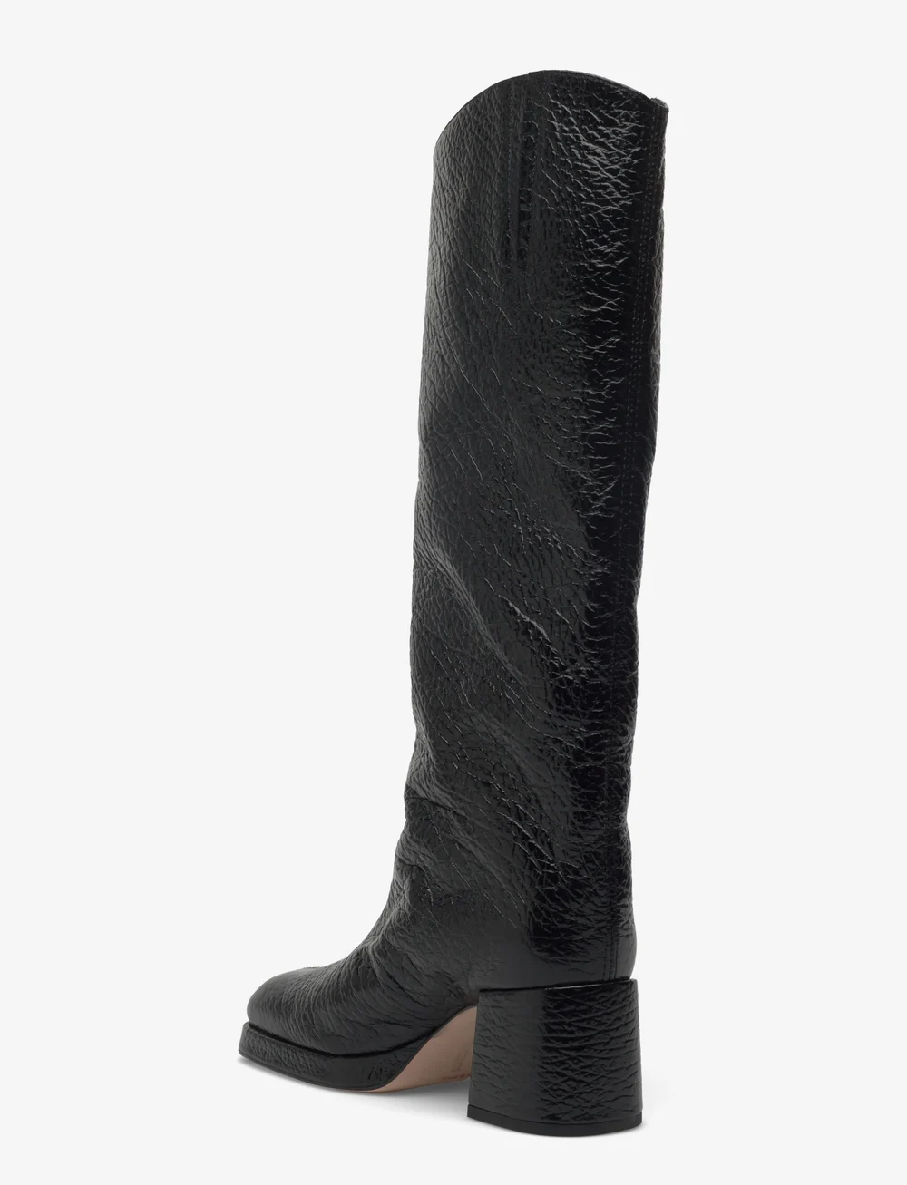 MIISTA - Tundra Black Grain Tall Boots - langskaftede - black - 2