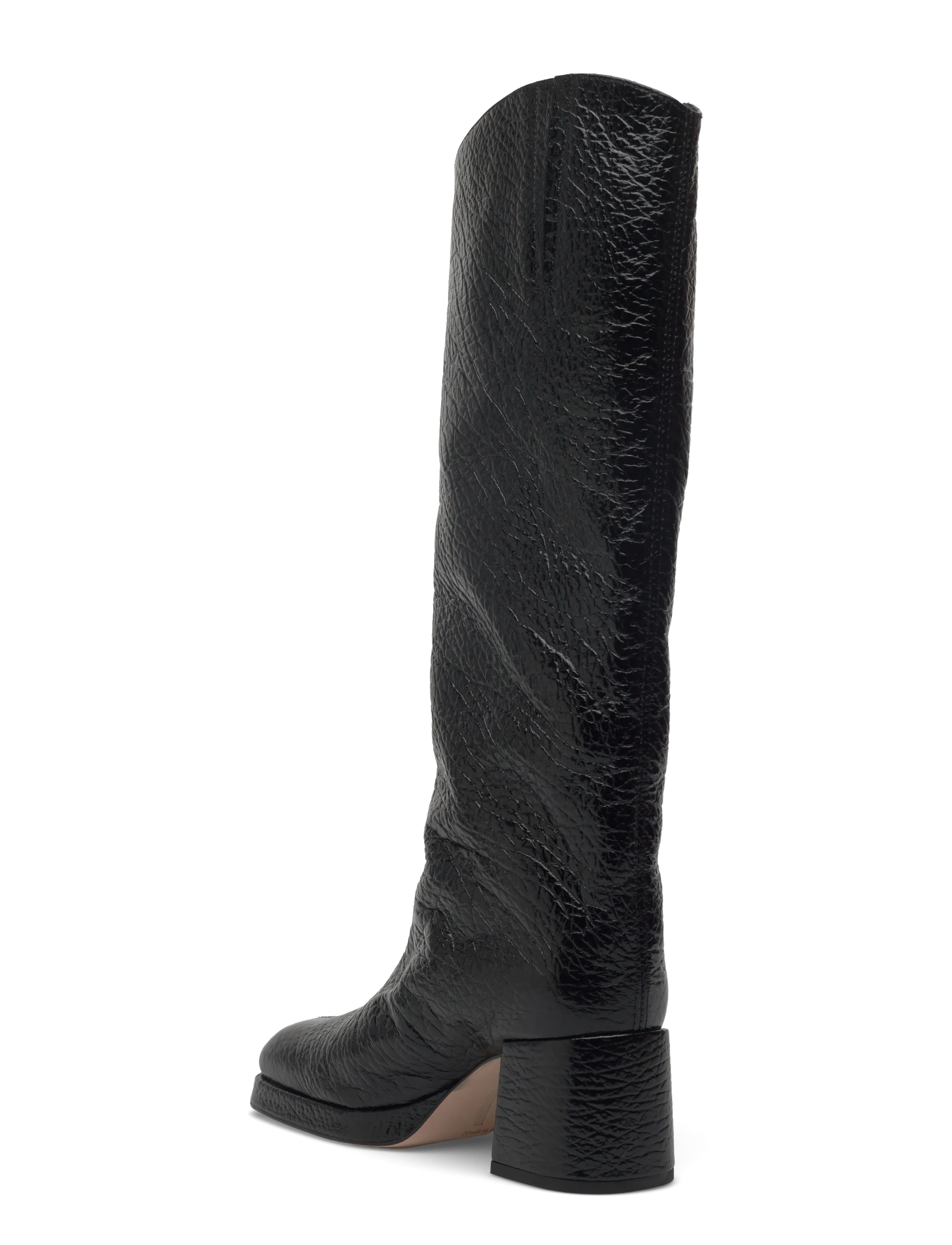 MIISTA - Tundra Black Grain Tall Boots - há stígvél - black - 2