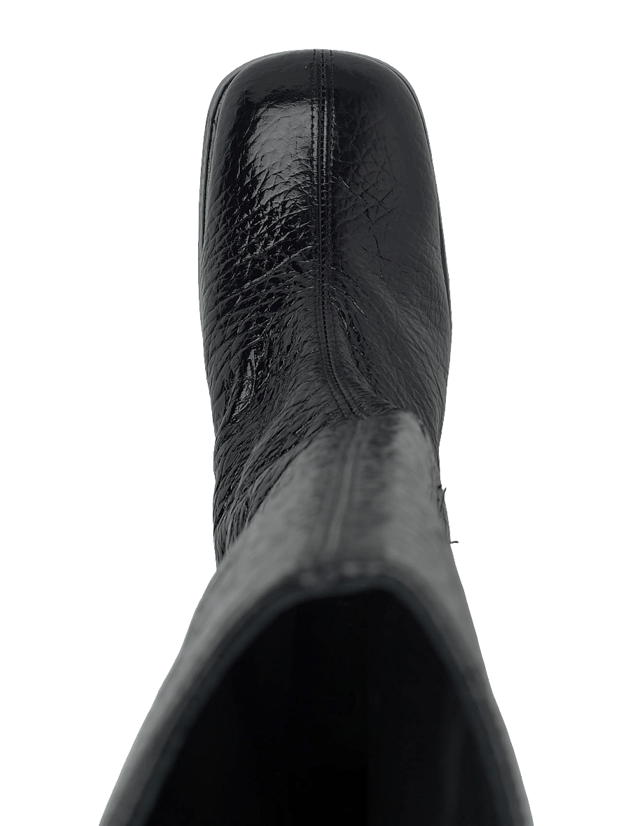 MIISTA - Tundra Black Grain Tall Boots - há stígvél - black - 3