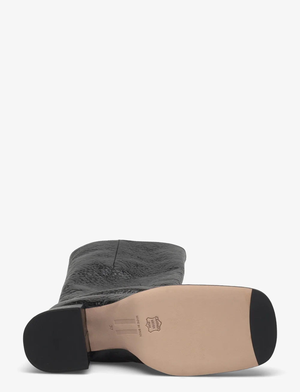 MIISTA - Tundra Black Grain Tall Boots - langskaftede - black - 4