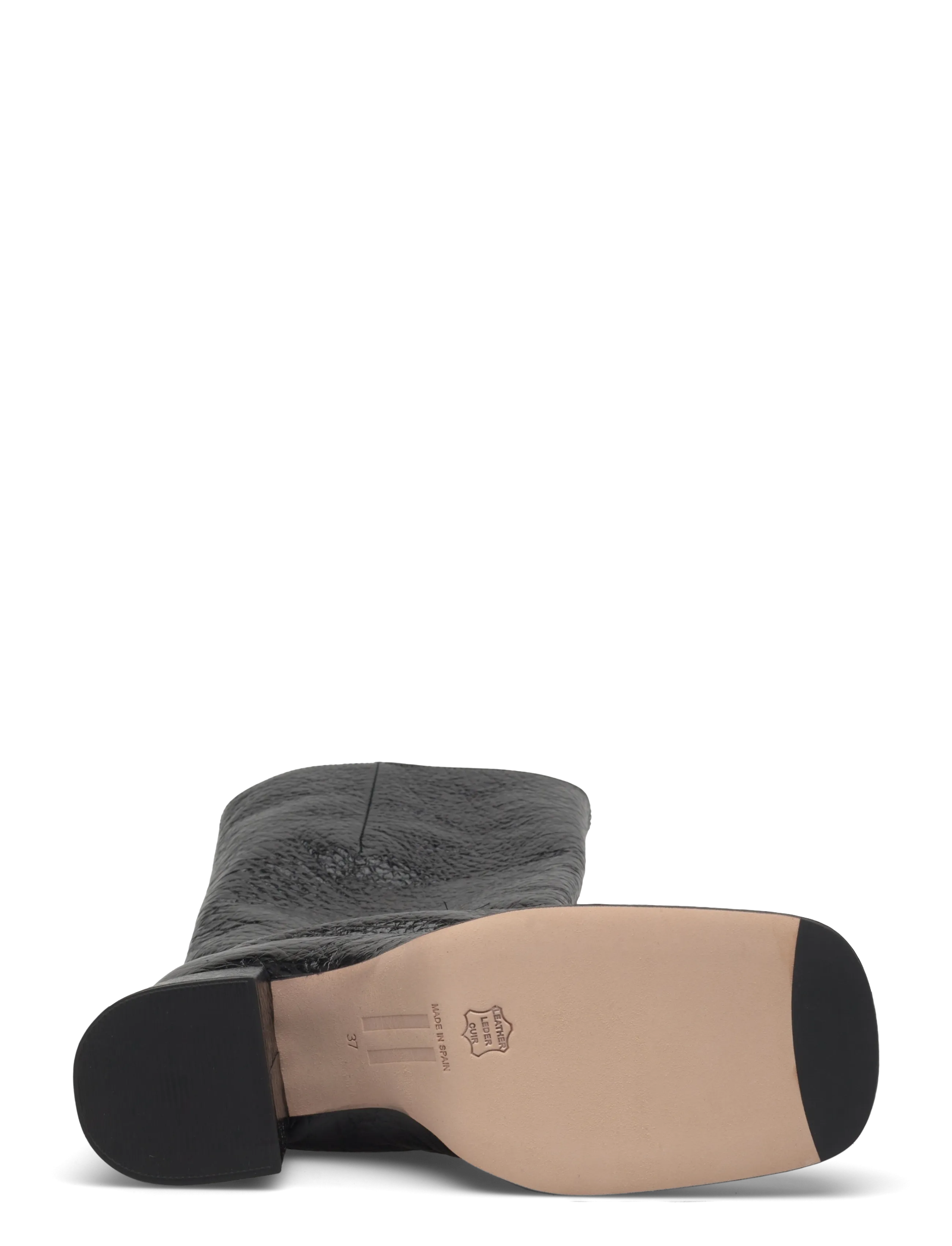 MIISTA - Tundra Black Grain Tall Boots - há stígvél - black - 4