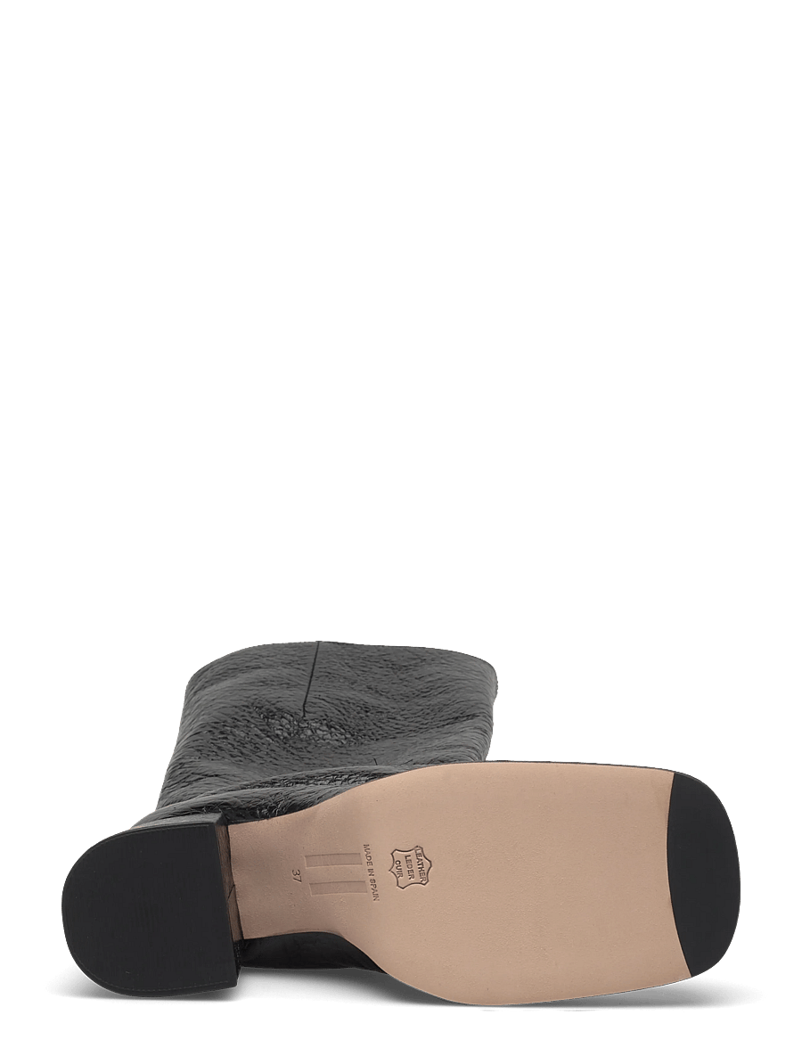 MIISTA - Tundra Black Grain Tall Boots - há stígvél - black - 4