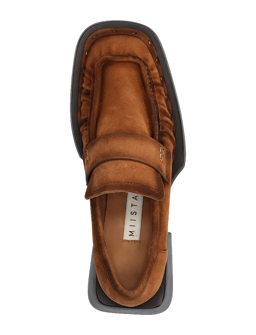MIISTA - Airi Suede Honey Loafers - modetrends - brown - 3