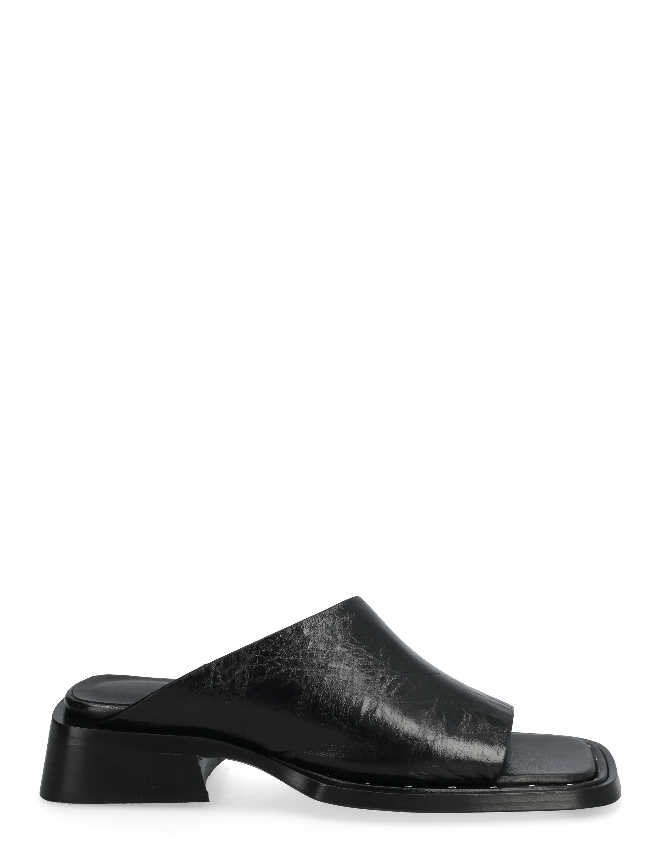 MIISTA - Alendra Black Asymmetric Sandals - black - 1