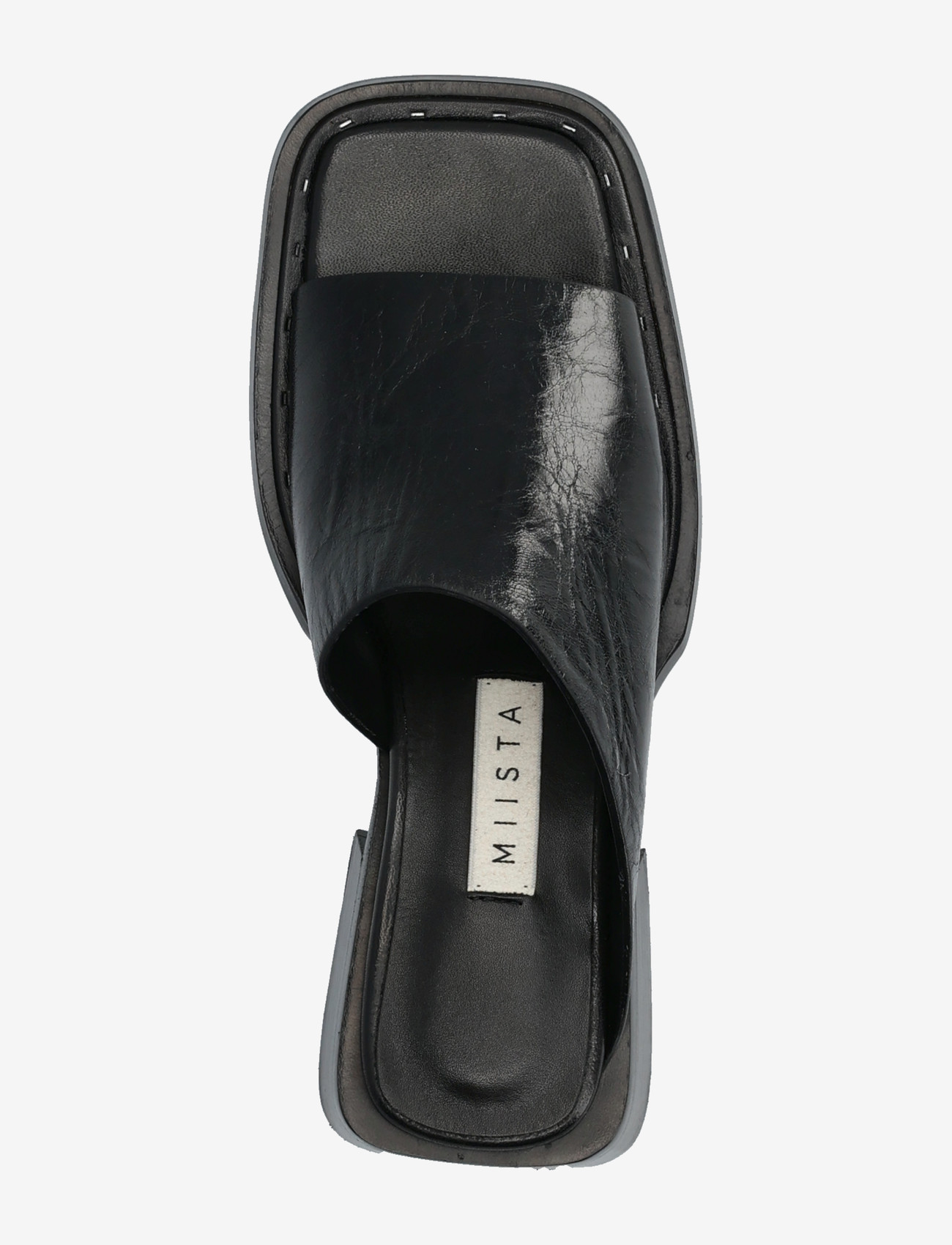 MIISTA - Alendra Black Asymmetric Sandals - black - 3