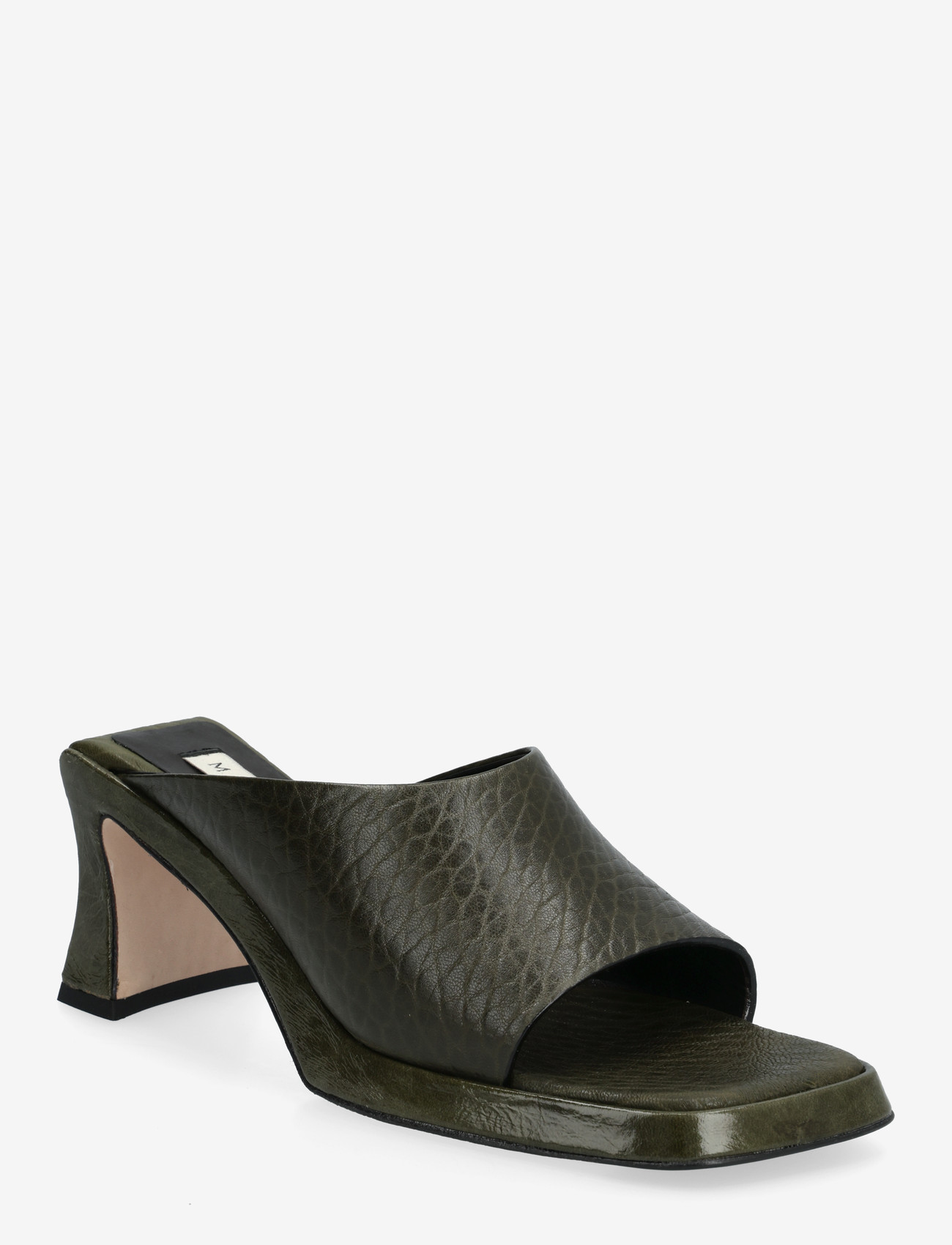 MIISTA - Sonali Khaki Asymmetric Sandals - mules à talons - khaki - 0