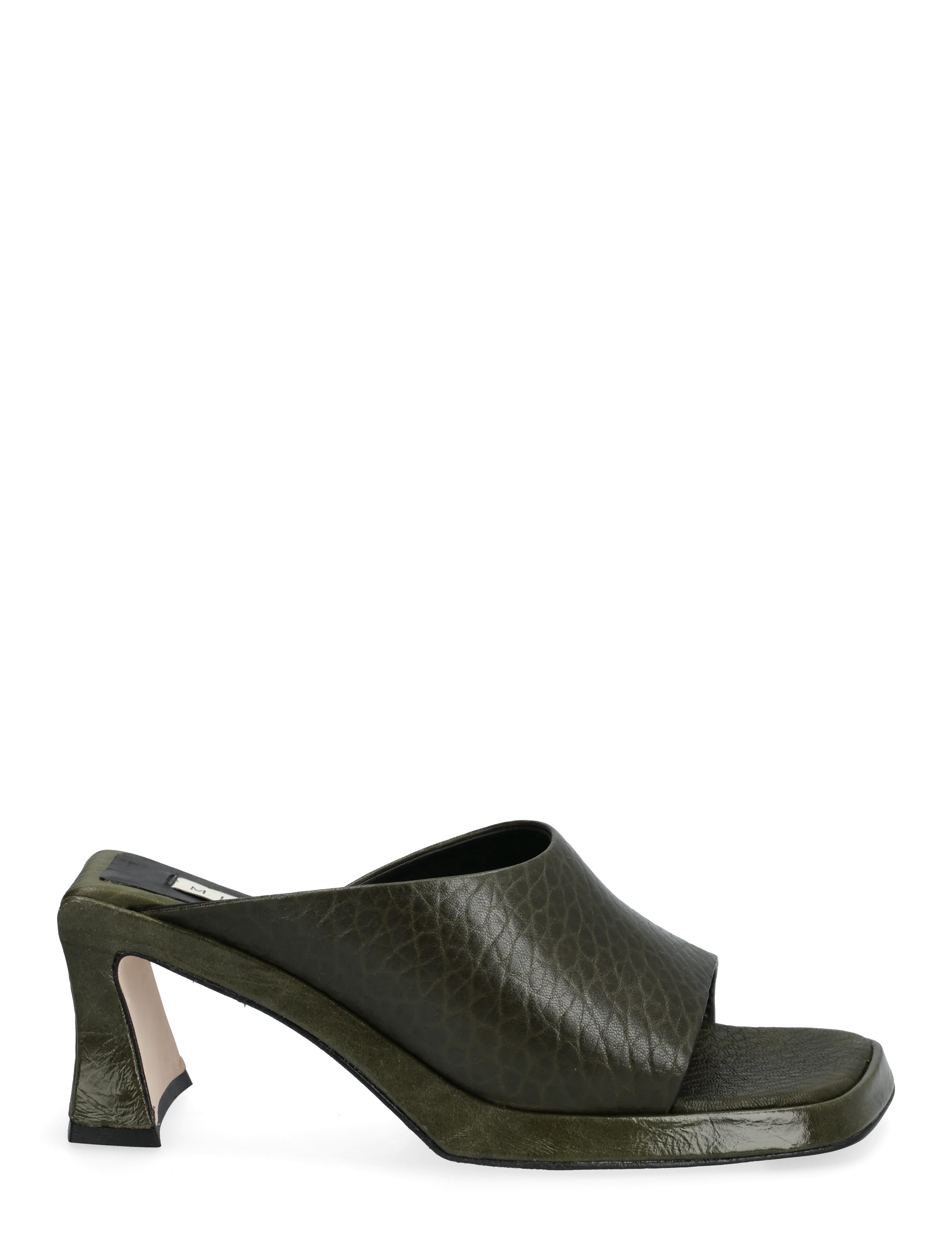 Sonali Khaki Asymmetric Sandals 2