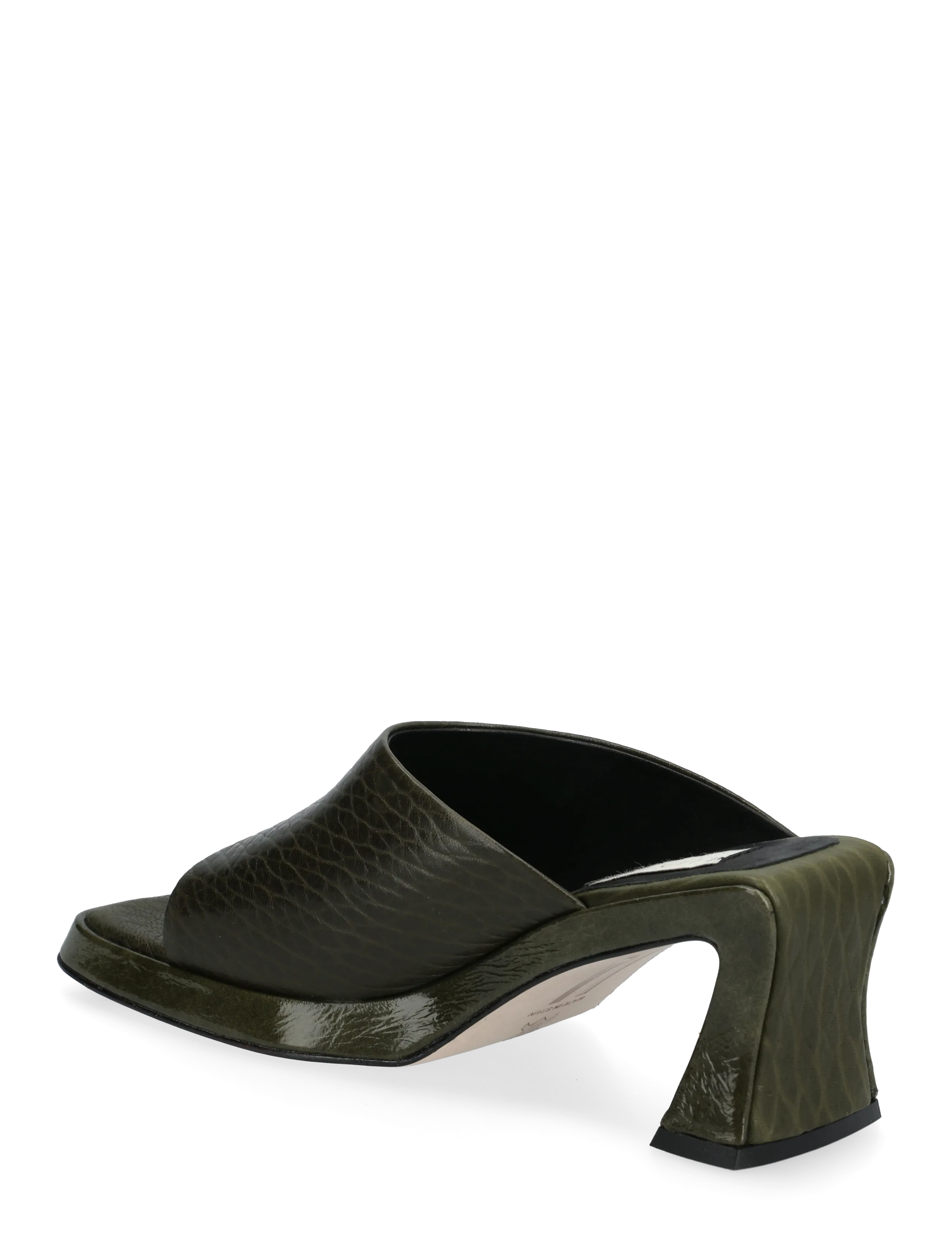Sonali Khaki Asymmetric Sandals 3
